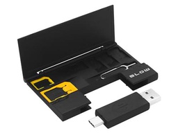 BLOW Adaptador de Tarjeta SIM organizadora Nano Micro USB