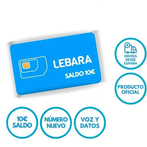 Tarjeta SIM Lebara Prepago con 10 € de saldo