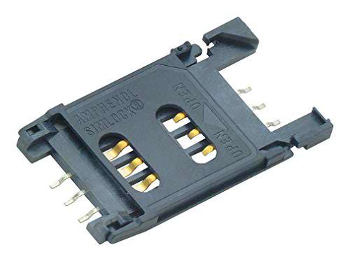 Conector de enchufe SIM/Sam, 6POS, memoria y tarjeta SIM