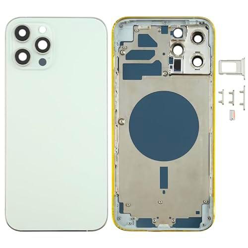 High-Tech Place - Funda con tapa para iPhone 12 Pro Max (incluye bandeja de tarjeta SIM y lente de cámara)