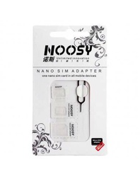 Noosy Adapter Nano Micro Sim 3in1 iPhone Set + Key