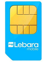 Lebara Tarjeta SIM combinada de Pago por Uso con 5 £ precargada