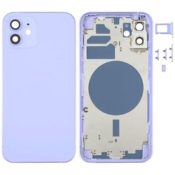 High-Tech Place - Funda para iPhone 12 (con bandeja de tarjeta SIM y lente de cámara)