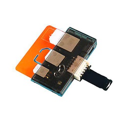 Qoekacy Adaptador de Tarjeta SIM de 4 Ranuras Lector de Tarjetas Multi-SIM Mini SIM Nano con Interruptor de Control Independiente para/Android