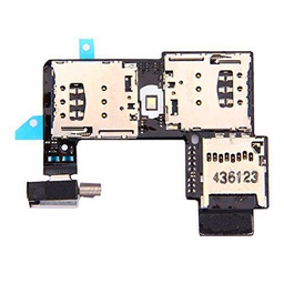 iPartsComprar para Motorola Moto G (2ª generación) (Dual SIM versión) Socket de tarjeta SIM + Socket de tarjeta SD