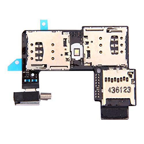 iPartsComprar para Motorola Moto G (2ª generación) (Dual SIM versión) Socket de tarjeta SIM + Socket de tarjeta SD