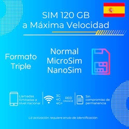 YU Tarjeta SIM 120GB + Llamadas ILIMITADAS