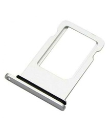 Bandeja SIM para iPhone X Adaptador Micro Tarjeta Lateral Nano Blanco Plata