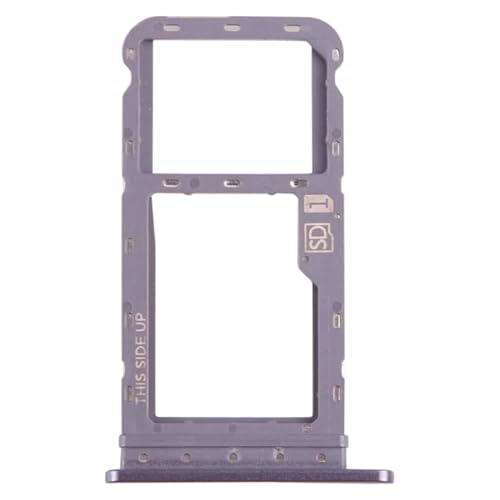 High-Tech Place para Motorola Moto G Power 2021 - Bandeja de tarjeta SIM + bandeja de tarjeta Micro SD (morado)