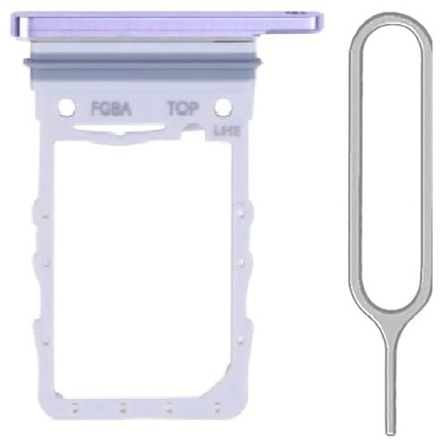 iReplaceParts - Bandeja SIM de repuesto con ranura de doble ranura de goma con bandeja SIM para Samsung Galaxy Z Flip 5 SM-F731 (morado)