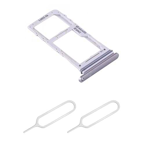 THE TECH DOCTOR Bandeja de repuesto para tarjeta SIM doble ranura SD para Samsung Galaxy Note 10 PLUS 6.8 pulgadas 2019 SM-N975F con 2 herramientas de expulsión abierta Sim Pin (Aura Glow)