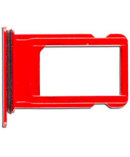 Bandeja SIM para iPhone 8 Plus + Adaptador Micro Tarjeta Lateral Rojo ROJA