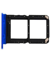 Genérico Bandeja Dual SIM para REALME X2 Pro Azul Rail Adaptador Tarjeta Lateral Repuesto