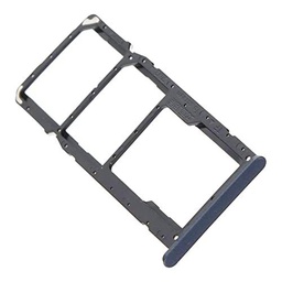 Générique Para REALME C35 Cajón Lector Soporte Bandeja Tarjeta SIM SD Tray Negro *0046