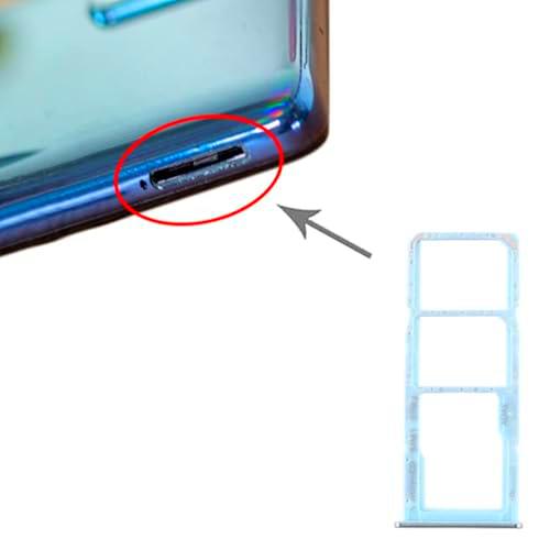 High-Tech Place para Galaxy A71 - Bandeja de tarjeta SIM + bandeja de tarjeta SIM + bandeja de tarjeta Micro SD (azul)