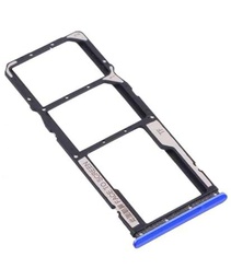 Genérico Bandeja Tarjeta SIM Compatible para XIAOMI Poco M4 Pro 4G Lateral Azul Neon