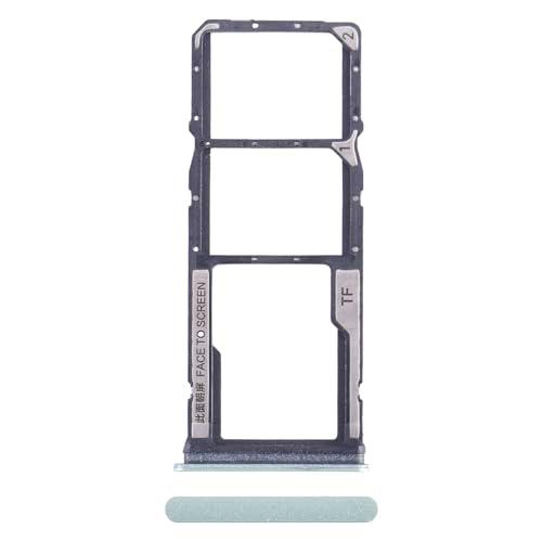 Generico Bandeja Carcasa Bandeja Compatible con XIAOMI REDMI 13C 4G 23100RN82L 23106RN0DA / Poco C65 Portatarjetas Nano Sim1+ SIM 2 + Slot Slide Carcasa Memoria Micro SD Card (Verde)