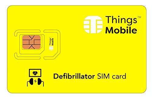 Tarjeta SIM para DESFIBRILATOR - Things Mobile - con Cobertura Global y Red multioperador GSM/2G/3G/4G LTE