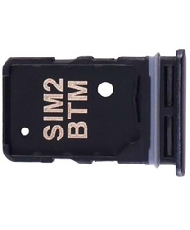 Bandeja SIM para Samsung Galaxy A80 A90 Adaptador Tarjeta Micro Dual Negro