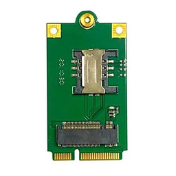 Quystetes Adaptador 4G 5G M.2 una Pcie NGFF una Placa Adaptadora Mini Pci-E con Ranura para Tarjeta SIM para L860- DW5820E DW5816E EM7455