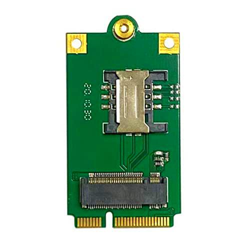 Quystetes Adaptador 4G 5G M.2 una Pcie NGFF una Placa Adaptadora Mini Pci-E con Ranura para Tarjeta SIM para L860- DW5820E DW5816E EM7455