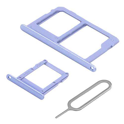 MMOBIEL Set 1 Tarjeta SIM y 1 Bandeja de Tarjeta SD Compatible con Samsung Galaxy A6 A600 2018 (Lavender) Incl. Sim Pin