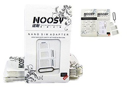 TecnoStore® - Adaptador 4 en 1 para tarjetas nano y micro SIM de iPhone 6