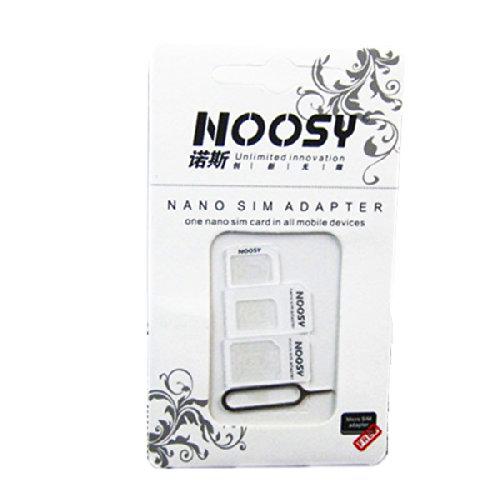 Adaptadores Nano SIM Card Noosy para Apple iPhone 5 - Set 3 Piezas